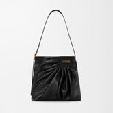Loewe Draped Tote in Mellow Nappa Lambskin Black #336454