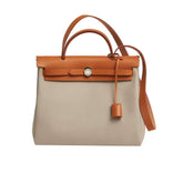 Hermes Women's Classic Fashion Solid Color Leather Saddle Buckle Lock Military Canvas Travel Tote Shoulder Bag Bags HB310180 #79122