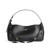 Balenciaga Women's Bel Air Series Large Leather Handbags Solid Color Casual Shoulder Bag Bags 8057602ABAW1000 Ngvp #9932