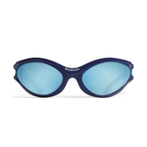 Balenciaga Men's and Women's Solid Color Letter Logo Oval Sunglasses Eyeglasses Glasses #74879