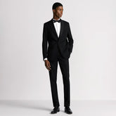 Dior Men's Autumn/Winter Solid Color Classic Lapel Single-Breasted Wool Twill Fabric Twill Print Casual Long Pants Blazer Jacket Suit Set #78244