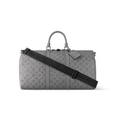 Louis Vuitton Keepall Bandoulière 50 Men's And Women's Detachable Adjustable Shoulder Strap Zipper Closure Canvas with Leather Shoulder Slanting Tote Travel Bag Bags #76999