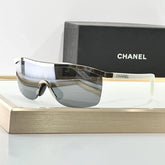 Chanel Men's and Women's Fashion Classic Square Frame Sunglasses with Letter Logo on Temples Eyewear Sunglassas Accessories #78849
