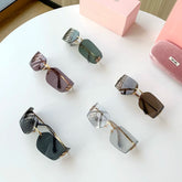 MiuMiu Women's Solid Color Logo Plate Frame Sunglasses Eyeglasses Glasses #73946
