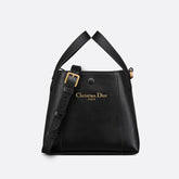 Dior Signature Women's Monogram Printed Solid Colour Grained Cowhide Leather Shoulder Tote Bucket Bag Bags #76662