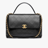 Chanel Spring And Summer Maxi Mouth Cover Bag With Handle Women's Temperament Fashion Luxury Gold Buckle Flap Bag Chain Clutch Bags AS5543-B20111-94305 #76836