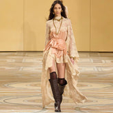 Zimmermann Hypnotic Satin Drape Dress #335820