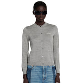 Gucci Women's Spring/Autumn Solid Color Single Breasted Long Sleeved Cashmere Cardigan Jacket #77957
