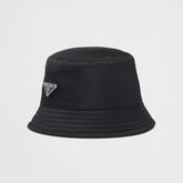 Prada Men's Black Re-Nylon Recycled Nylon Fisherman's Hat Cap #97754