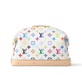 Louis Vuitton LV x TM Women's Colorful Logo Printed Zipper Closure Coated Canvas Leather Trimmed Toiletries Cosmetic Bag Bags #75162