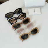 Gentle Monster Men's And Women's Solid Color Temples Monogrammed Oval Sunglasses Eyeglasses Glasses #98575