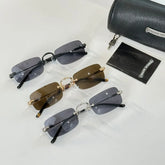 Chrome Hearts Men's Women's Square Rimless Sunglasses Fashion Casual Temperament Eyewear #71654