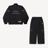 Balenciaga Men's 3b Football Tracksuit Jacket Football Baggy Sweatpants in Black #335524