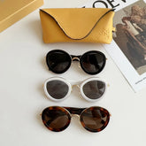 Loewe Women's Solid Color Metal Daisy Sunglasses Glasses Eyeglasses In Acetate In Metal #98213