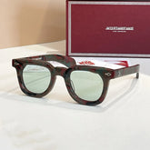Jacques Marie Mage Vendome-epoxy Men's And Women's Colored Glasses Large Square Frame Sunglasses Fashion Trend Casual Glasses Accessories Ngvp #2197