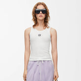 Loewe Women's Summer Solid Color Embroidered Logo Sleeveless Camisole Tank Top Vest #75548