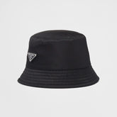 Prada Men's Black Re-Nylon Recycled Nylon Fisherman's Hat Cap #97754