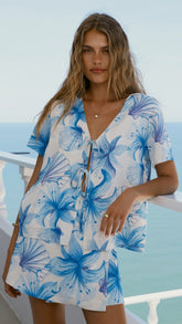Miranda Top - Ocean Bloom