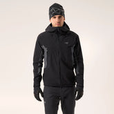Arcteryx Serratus Hoody Men's Autumn/winter Fashion Casual Solid Color Logo Embroidery Soft Shell Fabric Hooded Zipper Jacket #78322
