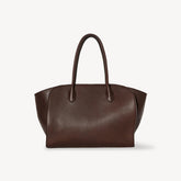 THE ROW Men's & Women's Marlo 12 Tote Bag Lychee-Patterned Shopping Tote Casual Solid-Color Plain-Weave Leather Handbag Bags W1802L72MUAS #81732