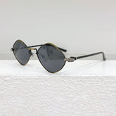 Chrome Hearts Men's Women's Fashion Casual Full Frame Irregular-Shaped Sunglasses #78686