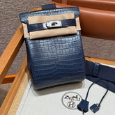 Hermes Hac A Dos Small Backpack 28cm Kelly Crossbody Bag Crocodile-print Special Leather Bag Shoulder Bag Togo From France #196033