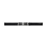 Balenciaga Men's BB Signature Metal Logo Belt In Black Width 3cm #98914
