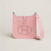 Hermes Evelyne 23 Elephant Grey Silver Buckle Black And Silver Single-shoulder Crossbody Bag Multi-colour Collection Link A Luxurious And Elegant Crossbody Bag Bags #82929A