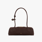 Alaia Le-Teckel Women's Goatskin Long Handle Handbag Solid Color Zipper Casual Shoulder Bag Bags #77835