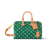 Louis Vuitton Speedy P9 Bandoulière 30 Women's Letter Printing Detachable Condition Shoulder Strap Zipper Closure Coated Canvas Single Shoulder Crossbody Tote Travel Bag Bags #77567