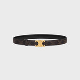 Celine TRIOMPHE Women's Fashion Classic Printed Pattern Leather Belts in 1.8cm And 2.5cm Widths Belt Accessories #78864