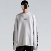 Top-quality Version Balenciaga Men's 3B Sports Icon Ski Crewneck in White Black #335728