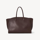 THE ROW Men's & Women's Marlo 17 Grained Leather Handbag Solid Color Casual Plain-Weave Leather Shopping Tote Minimalist Bag Bags W1904L72MUAS #81729