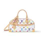 Louis Vuitton LV x TM Handbag East West Women's Removable Shoulder Strap Zipper Closure Colorful Monogram Printed Printed Coated Canvas Leather Trimmed Shoulder Crossbody Bag Bags #75437
