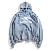 Balenciaga Men's And Women's Spring/Fall Fashion Casual Solid Color Letter Print Hooded Zipper and Hooded Pullover Long Sleeve Sweatshirt Jacket #78935