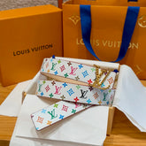 Louis Vuitton x TM Women's Logo Printed Solid Color Reversible Belt Jewelry Width 3cm Accessories #76326