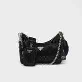 Prada Re-Edition 2005 Rhinestone-Embellished Crossbody Bag #375651