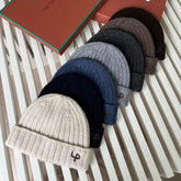 Loro Piana Cashmere Knit Hat Scarf Set #6664