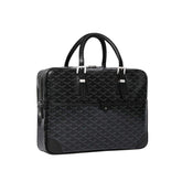 GOYARD Ambassade Men's and Women's Solid Color Letter Print Zipper Closure Cowhide Leather Handbag Briefcase Bag Bags #77228