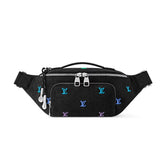 Louis Vuitton Men's Embroidered Letter Printed Solid Colour Cowhide Waist Bag Bags #76627