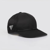Prada Men's Women's Logo Metal Logo Sun Hat Peaked Cap #51237