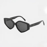 Celine Women's Black Fashion High Street Logo Retro Sunglasses #98237