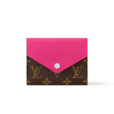 Louis Vuitton Women's Retro Fashion Logo Printing Folding Short Cowhide VICTORINE Wallet Bag Bags #77749