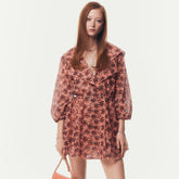 Chanel Women's Spring/summer Teaser Collection Hollow Out Logo Flower Print Fashion Elegant Dress Matching Shorts Dresses #81364