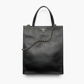 Chanel Small Shopping Bag In Calfskin With Gold-tone Hardware Black 2026 Haute Artisanat Collection Rectangular Briefcase Bags AS6452 #197509