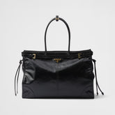Prada Bonnie Soft Lux Women's Series Solid Color Oil-Waxed Leather Logo Handbag Casual Crossbody Bag Bags #77824