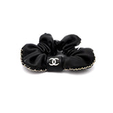 Chanel Women's Fashion Casual Leather Chain Double C Lambskin Hair Tie Hair Accessories #79125