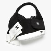 Chanel 2026 Beach Bag Set Classic Black And White Colorway Large Capacity (45 X 60 X 20 Cm) Mini Wallet (17 X 20 Cm) Beach Towel (170 X 103 Cm) Bags #196926