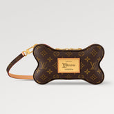 Louis Vuitton Women's BONE Mini Handbag Adjustable Detachable Shoulder Strap Logo Solid Color Leather Crossbody Bag Bags M12615 #81164