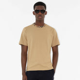 Burberry Men's Summer Checkered Print Collar Solid Color Cotton Short Sleeve T-Shirt #77145